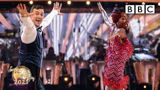 AJ Odudu and Kai Widdrington Charleston ✨ BBC Strictly 2021 [upl. by Gnivre]