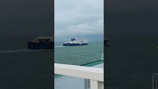 A DFDS Ferry in the English Channel heading towards Calais [upl. by Caren]