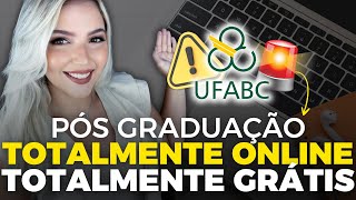 UNIVERSIDADE FEDERAL abre PÓS GRADUAÇÃO 100 ONLINE e GRATUITA em 2024  Mari Rel [upl. by Nylhsa]