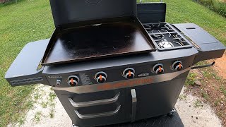 Blackstone 28quot Pro Series Gas Griddle Grill With Side Rangetop Burners  First Impressions [upl. by Er]