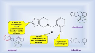 ClopidogrelPrasugrel antitrombóticos síntesis introducción [upl. by Anwahsiek62]