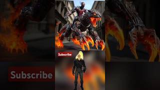 😱 ghost Rider riding a giant fire cat shorts ghostrider ghost aisuperhero avengers evolution [upl. by Royal]