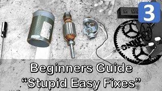 Three Most Common Motor Fixes Anyone Can Do Ultimate Guide to Electric motors  070 [upl. by Zehc]