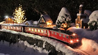 PGB Gartenbahn bei Nacht und Schnee [upl. by Morrell]