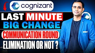 Cognizant Communication Round Last Minute Big Change  Cognizant Communication Round [upl. by Gathard]