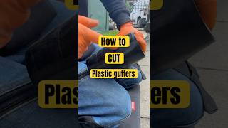 DIY tips and tricks how to cut plastic gutters [upl. by Olegnaed742]