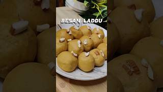 BESAN LADDU RECIPE  TRADITIONAL BESAN LADDU BesanLadduRecipe TraditionalIndianSweets [upl. by Aguste]