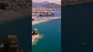 amalficoast italy beach italianbeach amalfi wow drone travel Vietri sul Mare holiday 4k [upl. by Thadeus]