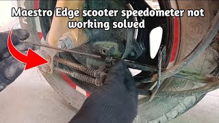 Maestro Edge scooter speedometer not working solved CBGarage [upl. by Nahtonoj]