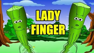 Lady Finger Vegetables Rhymes  English Rhymes  Popular Rhymes For Children  Lady Finger Poems [upl. by Tortosa]