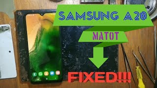 Solusi Samsung A20 Matot Mati Total [upl. by Noe]