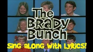 The Brady Bunch theme song  lyrics on screen [upl. by Ordisi28]