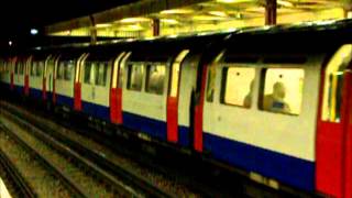 London Underground District amp Piccadilly Line trains at Barons Court [upl. by Sy]