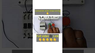 contactor start stop wiring  electrical short feed sorts shorts contactor wiring [upl. by Leonid]