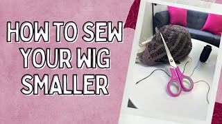 How to make wig smaller [upl. by Launam]