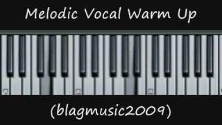 Melodic Vocal Warm Up for Singing Lessons [upl. by Dara]