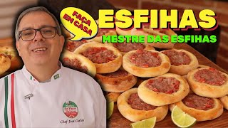 ESFIHAS SIRIOLIBANESAS DO HABIBS COM O MESTRE DAS ESFIHAS [upl. by Farman]