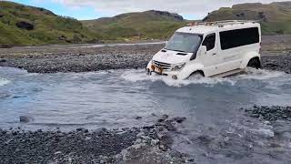 Hvanná F249 Þórsmörk River crossing [upl. by Arbma956]