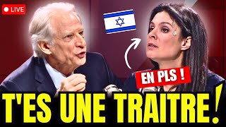 🔴 Dominique de Villepin DÉTRUIT une pro🇮🇱 en Direct [upl. by Amata]