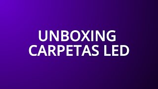 Accesorios y Kit de instalación Carpetas LED escaparates unboxingvideo inmobiliaria [upl. by Aretahs]