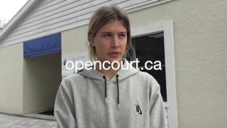 Eugenie Bouchard  Offseason interview [upl. by Aliahs]