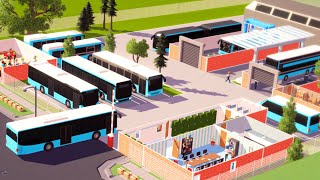 FIRST LOOK Promising City Bus Building Game  City Bus Manager  A Mass Transit Tycoon Bus Simulator [upl. by Abebi]