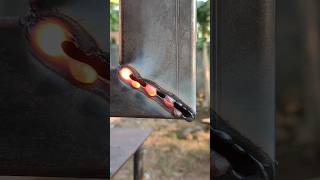 Welding technique of square profile tube for gate material [upl. by Venus]