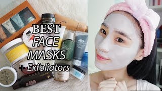 Best Korean Face Masks  Exfoliators amp GIVEAWAYS [upl. by Merceer]