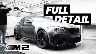 BMW M2 Deep Clean  Wash Polish amp Ceramic Coating [upl. by Nomra]