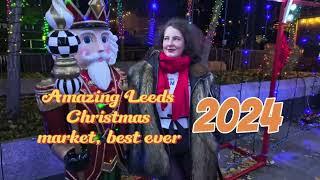 Leeds Christmas market 2024 Plenty to eat even more where you can sit  🪑😂 [upl. by Knuth594]