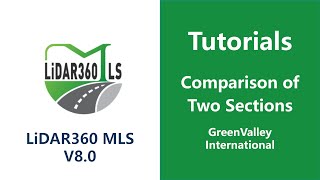 Road Section Analysis  7Comparison of Two Sections LiDAR Software Tutorial [upl. by Safko]