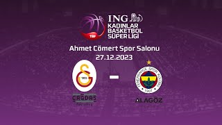 Galatasaray Çağdaş Faktoring  Fenerbahçe Alagöz Holding ING KBSL 17Hafta [upl. by Odrareve]