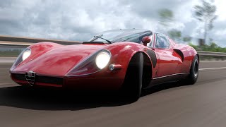 Forza Horizon 5 1968 Alfa Romeo 33 Stradale  PURE SOUND  4K HDR [upl. by Ahusoj]