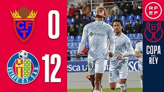 Resumen  Copa del Rey  AD Tardienta 012 Getafe CF  Primera Eliminatoria [upl. by Tneciv10]