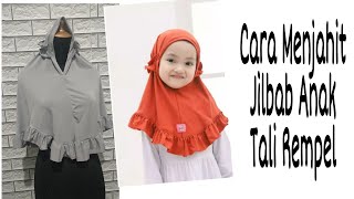 Cara Membuat Jilbab Anak Tali Rempel [upl. by Salvador473]