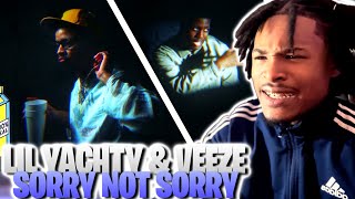 LIL YACHTY amp VEEZE  Sorry Not Sorry Official Music Video REACTION [upl. by Redneval386]