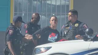 Video of arrest in downtown Killeen on Oct 23 for reported shooting [upl. by Akinehc]