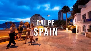 Calpe 🇪🇸 Spain  Late Evening Walk June 2024 4K 60 FPS [upl. by Ewnihc]