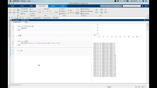 Explicación ciclo For en MATLAB [upl. by Obeng]