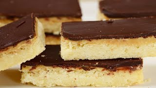 Millionaire Shortbread Bars Recipe Demonstration  Joyofbakingcom [upl. by Erikson239]