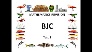 BJC Revision Test 1 [upl. by Jenesia]