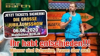 Ihr habt entschieden und so machen wir es 🎉  Mario Barth Die Grosse Jubiläumsshow  06062020 [upl. by Rosaleen]