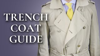 Trench Coat Guide  How To Wear amp Buy A Burberry or Aquascutum Trenchcoat [upl. by Elyl850]