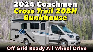 COACHMEN CROSS TRAIL 20BH Bunk Beds UPDATED 2024 New Cabinets Class C or B Bplus RVs ClassC [upl. by Beore]