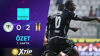 MERKUR BETS  T Konyaspor 02 Beşiktaş  HighlightsÖzet  Trendyol Süper Lig  202324 [upl. by Ahsekat]