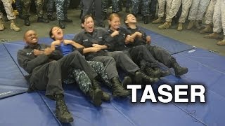 US Marines and Sailors Taser Training [upl. by Muir]