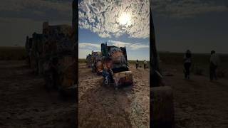 Cadillacs but no guitars😂 daily fyp cadillacranch murillofabworks tourism travel explore [upl. by Gilbertine]