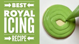 How to make the BEST tasting royal icing with meringue powder stepbystep recipe instructions [upl. by Skricki]