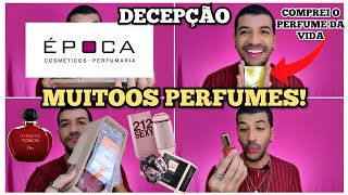 Comprar Na Época Cosméticos é Confiável Comprei MUITOS PERFUMES [upl. by Hild]