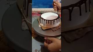 🍫 Chocolate dripping Cake trendingvideo viralshort ytshorts cakedesign homemade yummy [upl. by Tenenbaum]